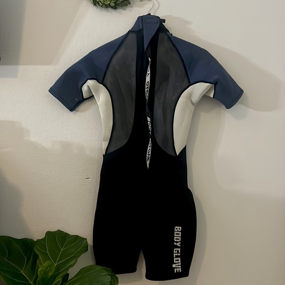 pro 3 body glove surfer multi-purpose spring shorty wetsuit blue gray black - Picture 2 of 16